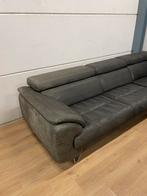 Mooie luxe bruine H&H hoekbank met hoofdsteunen - GEREINIGD!, Huis en Inrichting, Banken | Bankstellen, Ophalen, 250 tot 300 cm