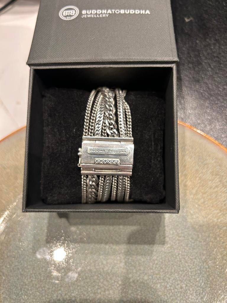 Buddha to Buddha Nathalie Multi Chain Armband - Maat F, Sieraden, Tassen en Uiterlijk, Armbanden, Ophalen, Zo goed als nieuw