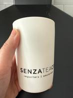 Senza Tea  mok ecru wit, Keramiek, Ophalen of Verzenden, Zo goed als nieuw, Overige stijlen