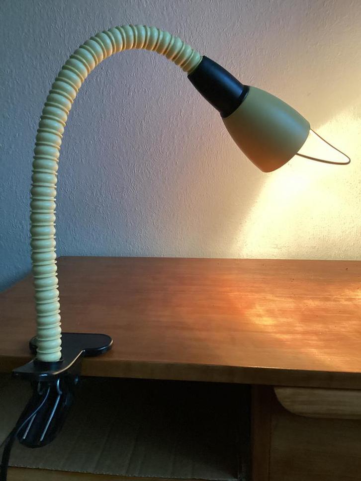 IKEA vintage klemlamp, Huis en Inrichting, Lampen | Tafellampen, Zo goed als nieuw, Minder dan 50 cm, Kunststof, Metaal, Ophalen of Verzenden