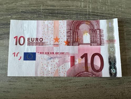 Misdruk / verkeerd gesneden 10 euro biljet, Postzegels en Munten, Bankbiljetten | Nederland, Los biljet, Euro's, Ophalen of Verzenden