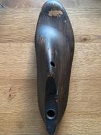 Antieke schoenleest met metalen onderkant, Antiek en Kunst, Antiek | Gereedschap en Instrumenten, Ophalen of Verzenden