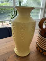 Mooie Duitse vaas, lichtgeel, 60 cm, Ophalen of Verzenden