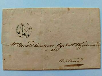 VOC Brief 5 Stuivers Philadelhia Batavia -SLUIT VANAVOND- beschikbaar voor biedingen