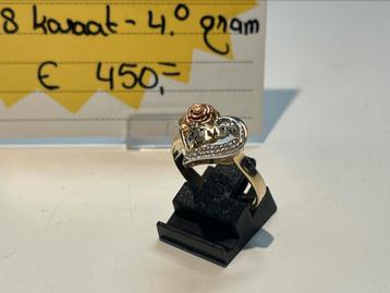 Gouden Ring | I Love Mom | 18K | 4 Gram | Goud beschikbaar voor biedingen