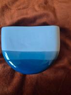Wandvaasje dip blauw Harm & Elke, Huis en Inrichting, Ophalen of Verzenden, Zo goed als nieuw