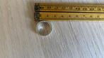 Zilveren ring 18 mm., 18 tot 19, Ophalen of Verzenden, Zo goed als nieuw, Dame