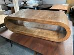 Salontafel elora 125x60 japandi organische vorm hoge korting, Ophalen, 100 tot 150 cm, Nieuw, 50 tot 100 cm