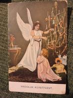 Kerstkaart vintage, Verzamelen, Ophalen of Verzenden, Voor 1920