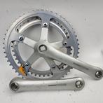 Shimano 105 crankstel Biopace kettingbladen, Crankstel of Pedalen, Gebruikt, Shimano, Ophalen of Verzenden