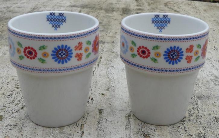 YVON Kakelbont 2 x Kom 2 x Beker Ovenschaal + 4 Ontbijtbord, Huis en Inrichting, Keuken | Servies, Nieuw, Bord(en), Wedgwood, Porselein