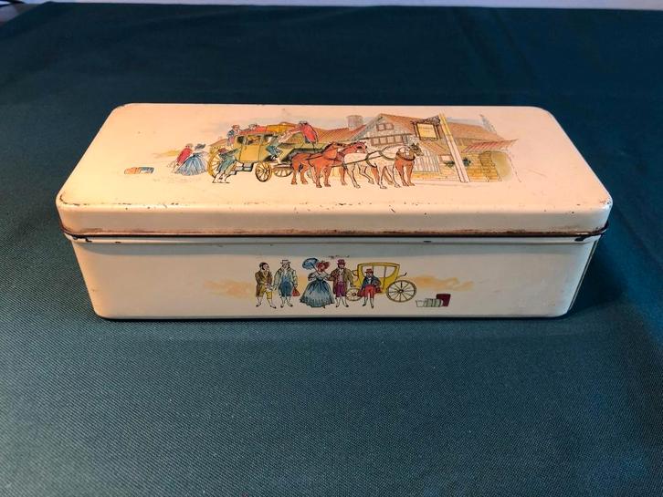 Pickwick theeblikje van Douwe Egberts - vintage, Verzamelen, Blikken, Gebruikt, Thee, Douwe Egberts, Ophalen of Verzenden