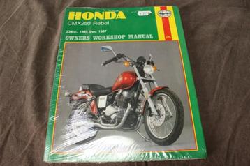 Honda CMX250 Rebel 1985-1987 werkplaatsboek manual CMX 250 beschikbaar voor biedingen