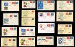 Uitzoeken FDC's Europa meelopers: NORDEN, Postzegels en Munten, Onbeschreven, Ophalen of Verzenden, Europa