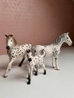 Schleich paard: knabstrupper familie, Ophalen of Verzenden, Zo goed als nieuw, Paard, Beeldje of Figuurtje