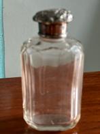 Antiek Flesje met Zilveren Dop, Antiek en Kunst, Antiek | Glas en Kristal, Ophalen of Verzenden