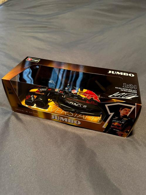 Jumbo max verstappen race auto 1:24 2021-2022 RB-18 burago, Hobby en Vrije tijd, Modelauto's | 1:24, Nieuw, Auto, Ophalen of Verzenden