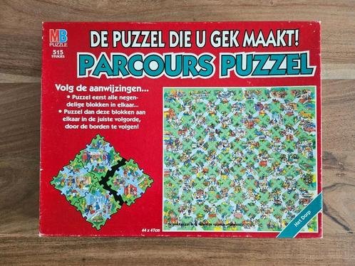 Leuke uitdagende puzzel Parcours puzzel Het Dorp van MB, Hobby en Vrije tijd, Denksport en Puzzels, Zo goed als nieuw, Legpuzzel