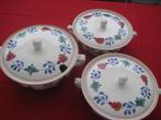 Boerenbont Soepterrine en dekschalen (Royal Sfinx), Huis en Inrichting, Keuken | Servies, Ophalen of Verzenden, Boerenbont, Porselein