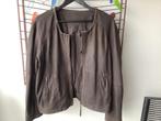 Leren jasje van Humanoid maat M/L, Kleding | Dames, Jassen | Zomer, Verzenden, Zo goed als nieuw, Maat 38/40 (M), Bruin