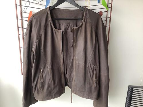 Leren jasje van Humanoid maat M/L, Kleding | Dames, Jassen | Zomer, Zo goed als nieuw, Maat 38/40 (M), Bruin, Verzenden