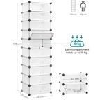 Modulair Schoenenrek / Opbergboxen, Ophalen, Met deur(en), Zo goed als nieuw, Modern