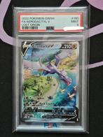 Pokemon Aerodactyl V 180/196 Lost Origin PSA 9 MINT, Ophalen of Verzenden, Zo goed als nieuw, Losse kaart, Foil