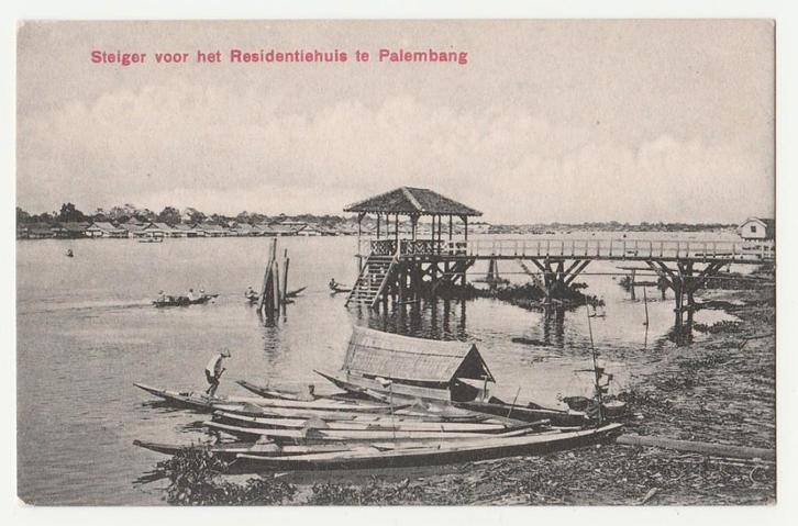 Ned. Indië.  Palembang.   Sumatra.  Azië., Verzamelen, Ansichtkaarten | Nederland, Ongelopen, Zuid-Holland, Voor 1920, Verzenden