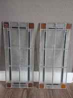 Glas in lood 2 stuks, Doe-het-zelf en Verbouw, Glas en Ramen, Ophalen, Gebruikt, Minder dan 80 cm, Minder dan 80 cm