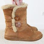 Mooie suede Gevoerde Laarsjes s27 (Maat 36) € 25,-, Bruin, Lage of Enkellaarzen, Ophalen of Verzenden, Zo goed als nieuw