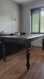 Mooie zwarte eettafel, Huis en Inrichting, Tafels | Eettafels, Ophalen, Zo goed als nieuw, Rechthoekig, 50 tot 100 cm
