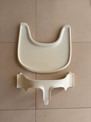 Stokke Tripp Trapp Eetblad + Beugel stoelverkleiner wit! beschikbaar voor biedingen