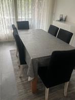 Eettafel met 6 eetstoelen., Ophalen of Verzenden, Zo goed als nieuw