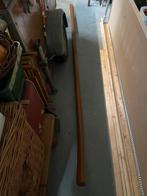 Vintage Hardhouten Trapleuning - 3m+ incl. bevestiging, Doe-het-zelf en Verbouw, Hout en Planken, Ophalen, Gebruikt, 25 tot 50 mm
