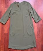 Mooie jurk Kyra & co linde groen kaki travelstof mt 36 - 38, Ophalen of Verzenden, Zo goed als nieuw, Knielengte, Kyra & Ko