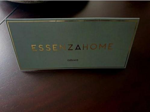 Essenza Home giftcard E-voucher twv 144.00 + 10% onbeperkt, Tickets en Kaartjes, Kortingen en Cadeaubonnen, Eén persoon, Warenhuis- of Winkelbon
