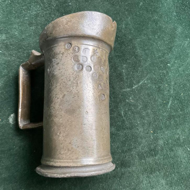 Antieke Tinnen Maatkannen Collectie, Antiek en Kunst, Antiek | Tin, Verzenden