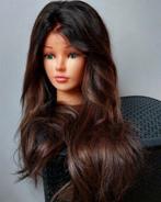 Pruik echt haar mt S lace closure pruik 20 inch bruin nieuw, Sieraden, Tassen en Uiterlijk, Uiterlijk | Haarverzorging, Ophalen of Verzenden