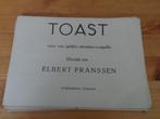 Toast - elbert franssen - a cappella, Gebruikt, Zang, Ophalen of Verzenden, Artiest of Componist