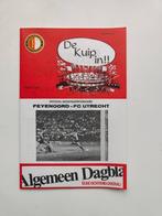 Feyenoord - FC Utrecht Programma 29-4-1984 Johan Cruijff, Verzenden, Zo goed als nieuw, Feyenoord, Overige typen