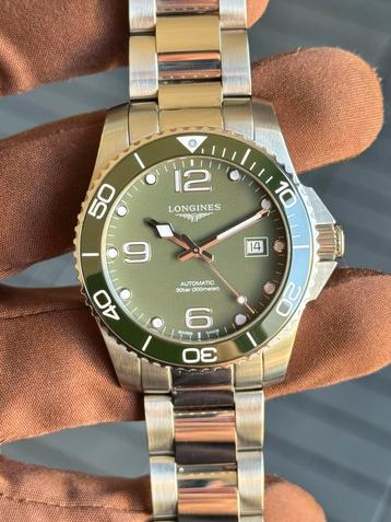 Longines Hydroconquest 41mm Green, ‘21 FullSet Mint! beschikbaar voor biedingen