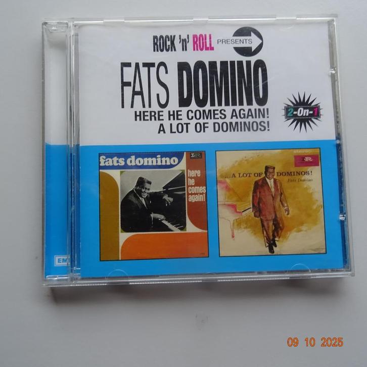 Fats Domino - Here He Comes Again / A Lot Of Dominos!, Cd's en Dvd's, Cd's | Pop, Gebruikt, 1960 tot 1980, Verzenden