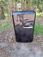 koelkast SMEG zwart, 100 tot 150 liter, Zo goed als nieuw, 45 tot 60 cm, Met vriesvak