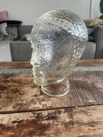 Vintage glazen hoofd, Ophalen, Zo goed als nieuw