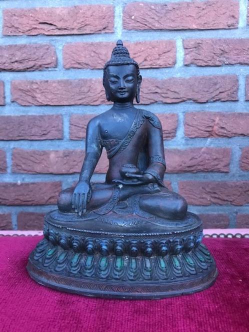 mooi bronzen Boeddha-beeld, Tibetaans Boeddhisme, Huis en Inrichting, Woonaccessoires | Boeddhabeelden, Ophalen of Verzenden