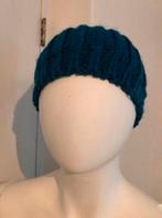 HEMA muts beanie gebreid knit blauw petrol (ook shawl), Hema, Verzenden, Zo goed als nieuw, Muts