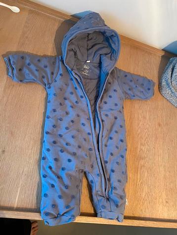 Gewatteerde onesie winterjas Hust & Claire maat 56