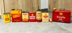 Olieblik olieblikken shell oil can vintage mancave raar, Verzamelen, Ophalen of Verzenden, Zo goed als nieuw