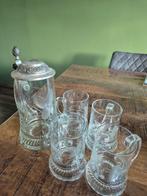 Amstel Bier Pullen Set - 7 stuks, Glas of Glazen, Gebruikt, Ophalen of Verzenden, Glas