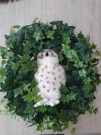 pluche uil in klimopkrans, Ophalen of Verzenden, Zo goed als nieuw, Overige typen